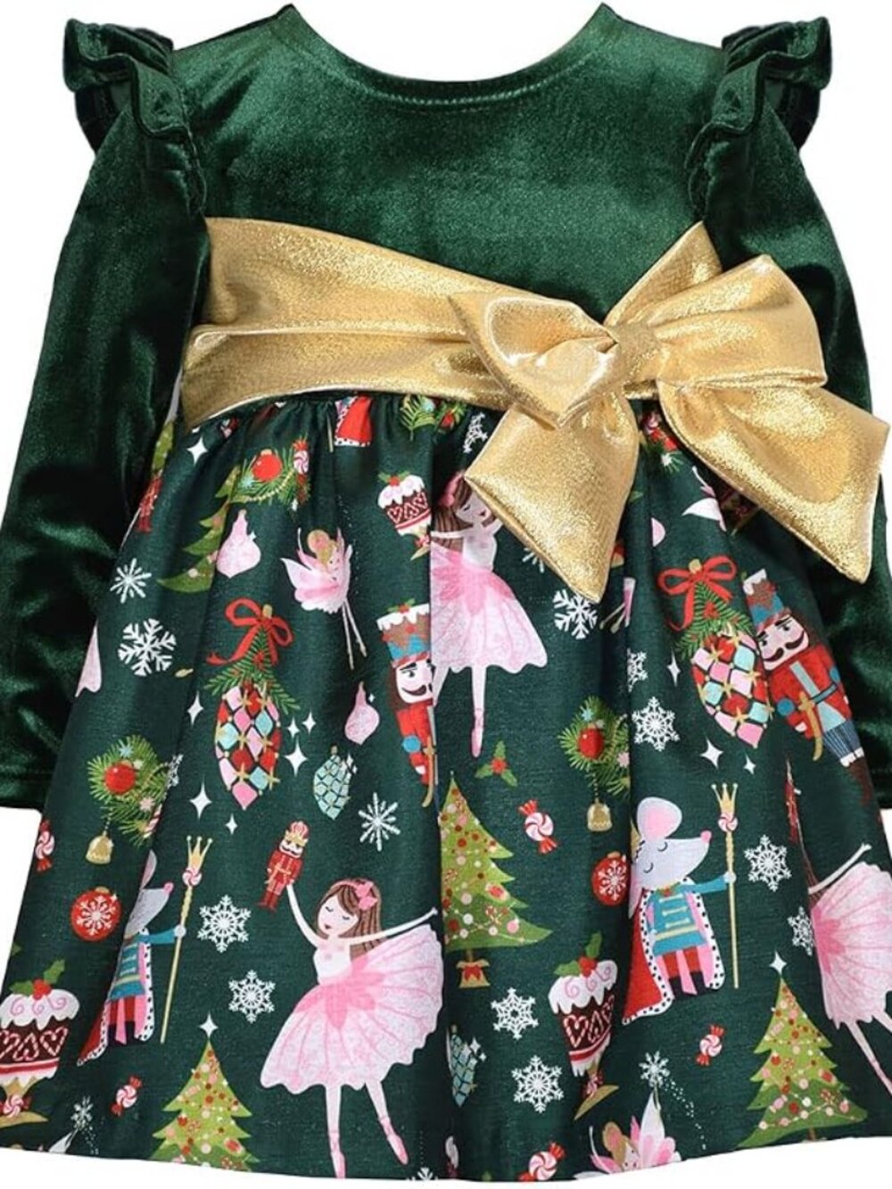Bonnie Jean Girls Christmas Holiday Special Occasion Party Nutcracker Dress